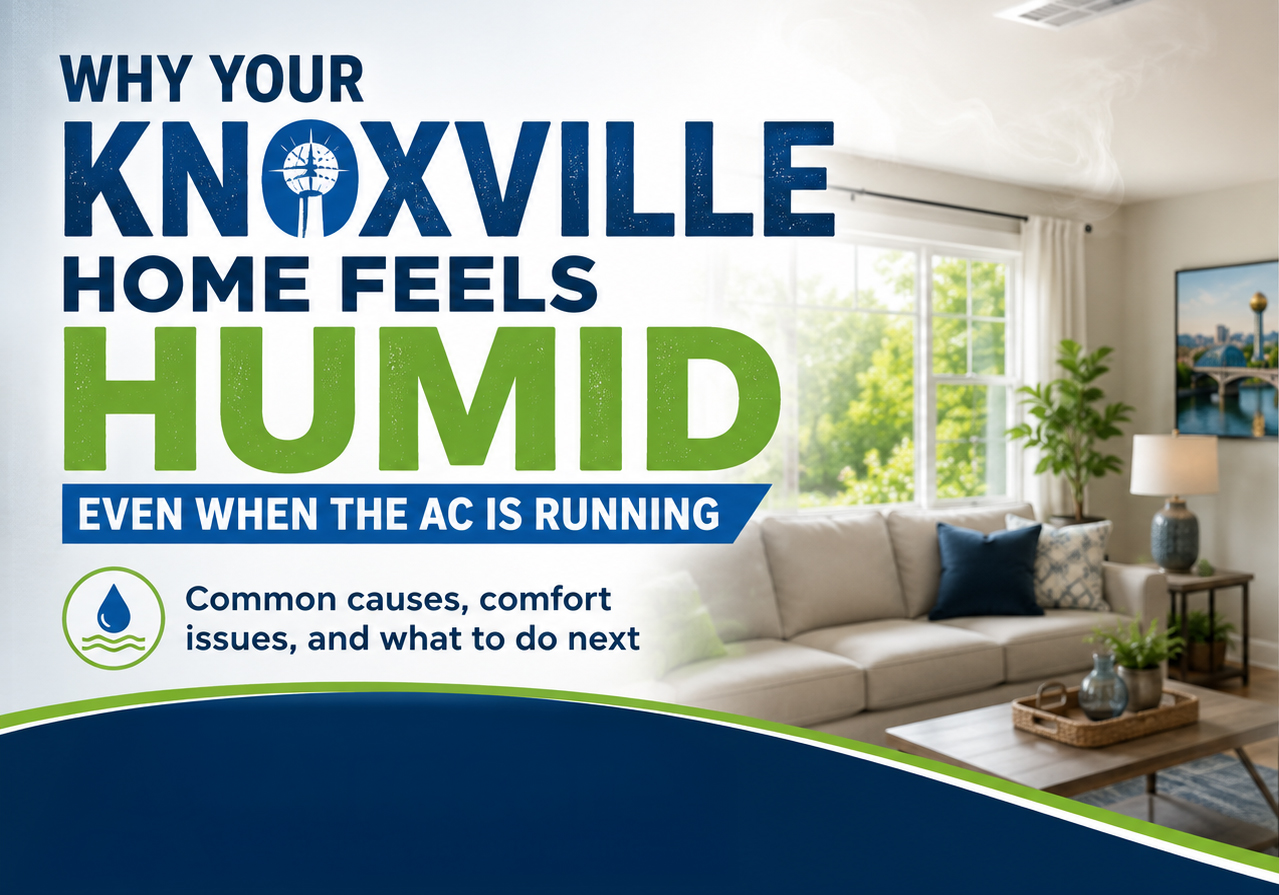 Why Your Knoxville Home Feels Humid Even When the AC Is Running